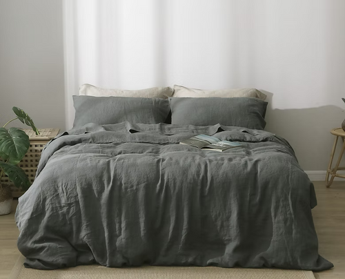 100% French Linen Duvet Cover | OEKO-TEX® Certified