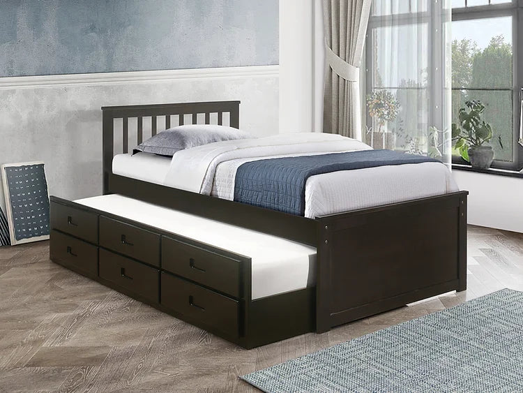 twin trundle bed near me 