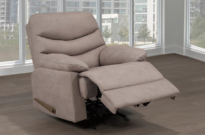 mocha fabric recliner chair at mattress miracle brantford