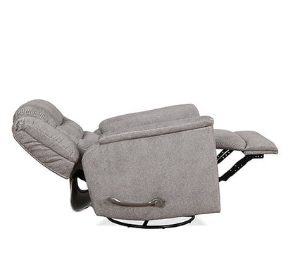 Grey Fabric Swivel Recline Chair Brantford