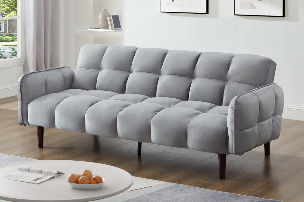 buy grey klik klak sofa bed at mattress miracle