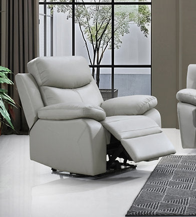 Grey Leather Power Recliner Chair Near Me