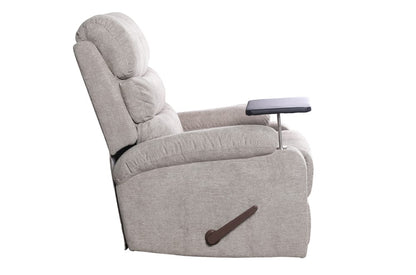 grey reclining chair near me with table