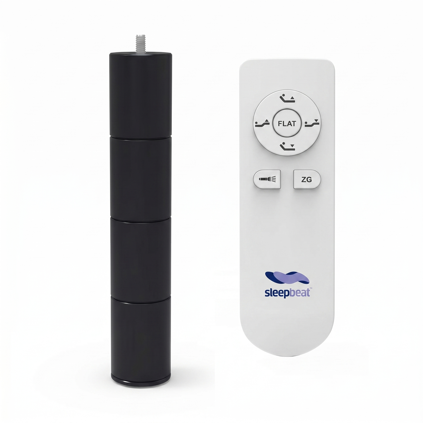 Sleepbeat 1005 Adjustable Legs and Remote Closeup
