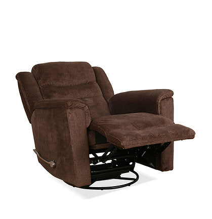 swivel recliner chair brown sale