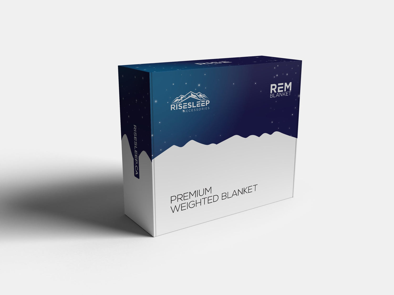 Premium Weighted Blanket 3D rendering