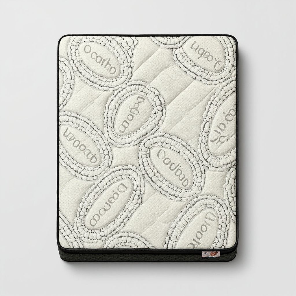 Amenity Mattress | Mid-Range Comfort by Sleep In, top-down view of the quilted pillowtop