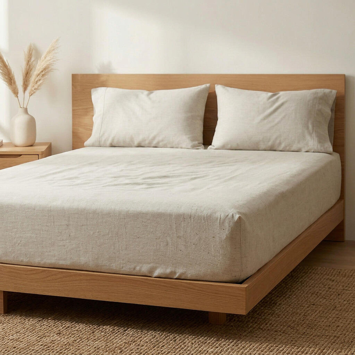 Bamboo Linen Duvet Cover | Highland Feather