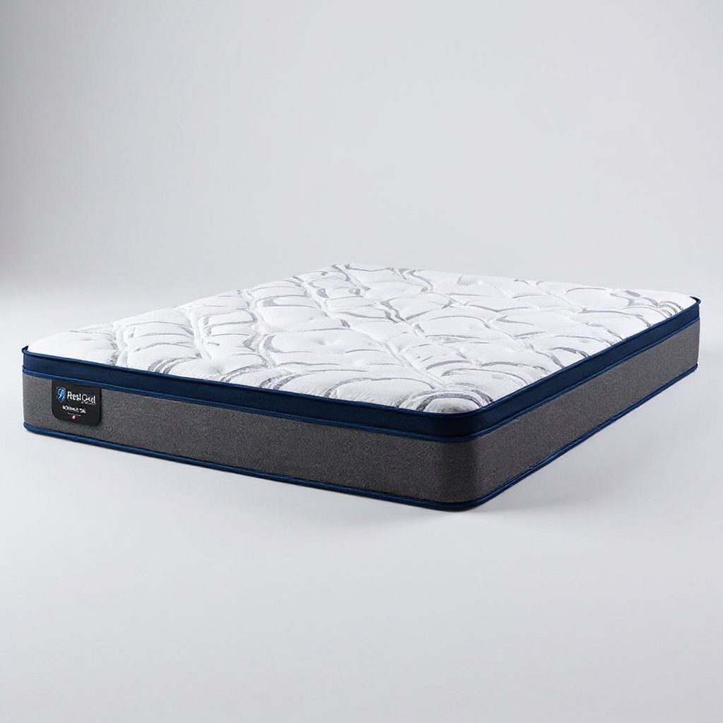 Borealis Gel Mattress, side profile showing layer construction