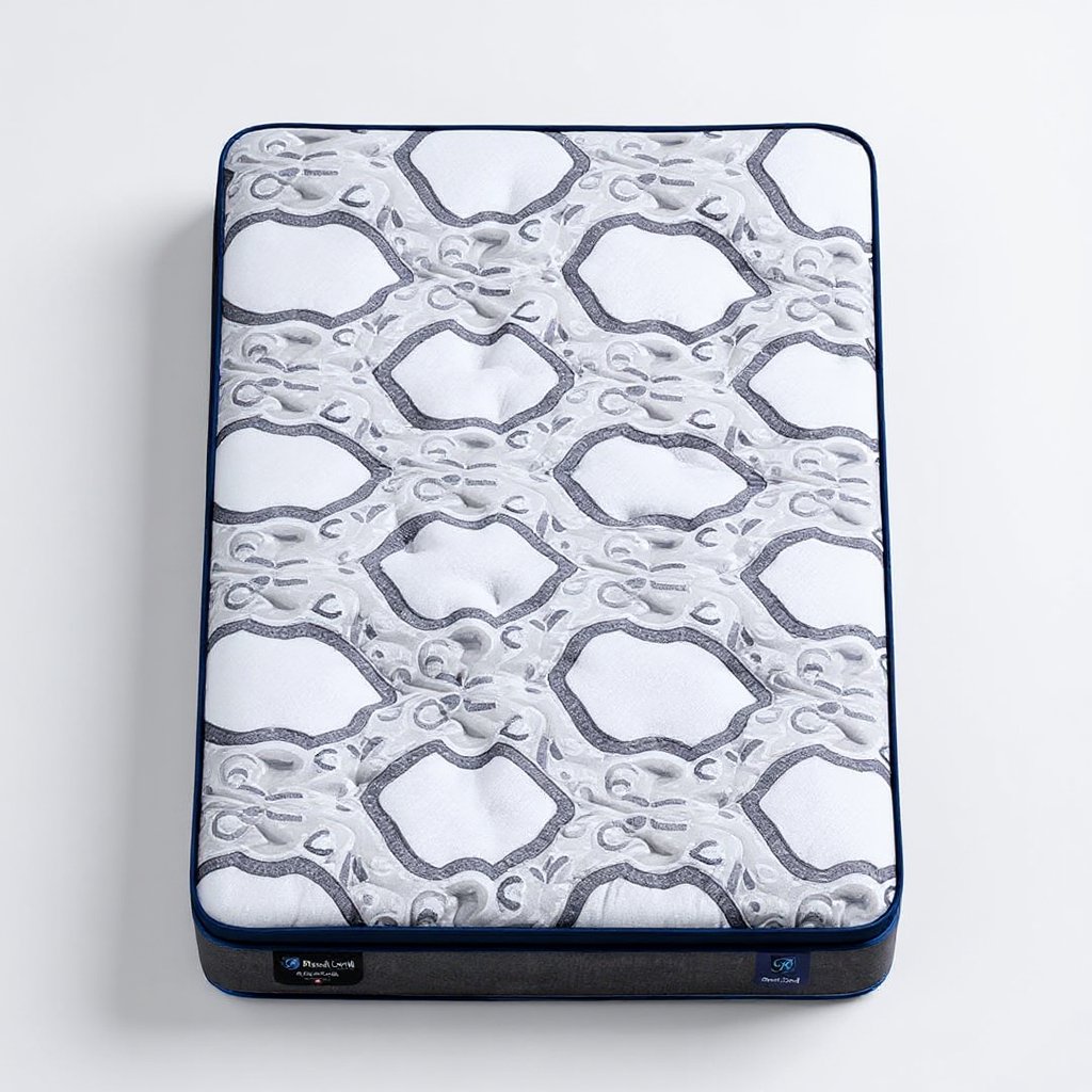 Borealis Gel Mattress, top-down view of the quilted pillowtop
