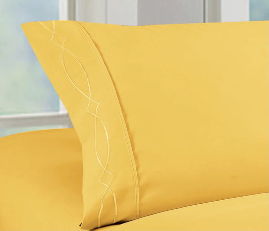 CLEARANCE Yellow Bamboo Luxe Sheets - Mattress Miracle