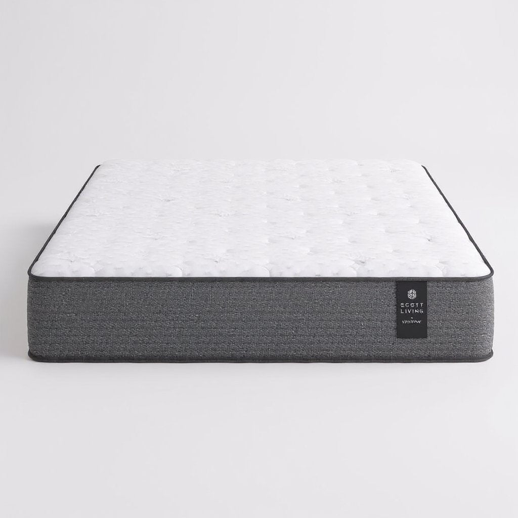 Foxglove Premium Mattress | Medium Comfort | Made in Canada, side profile showing layer construction