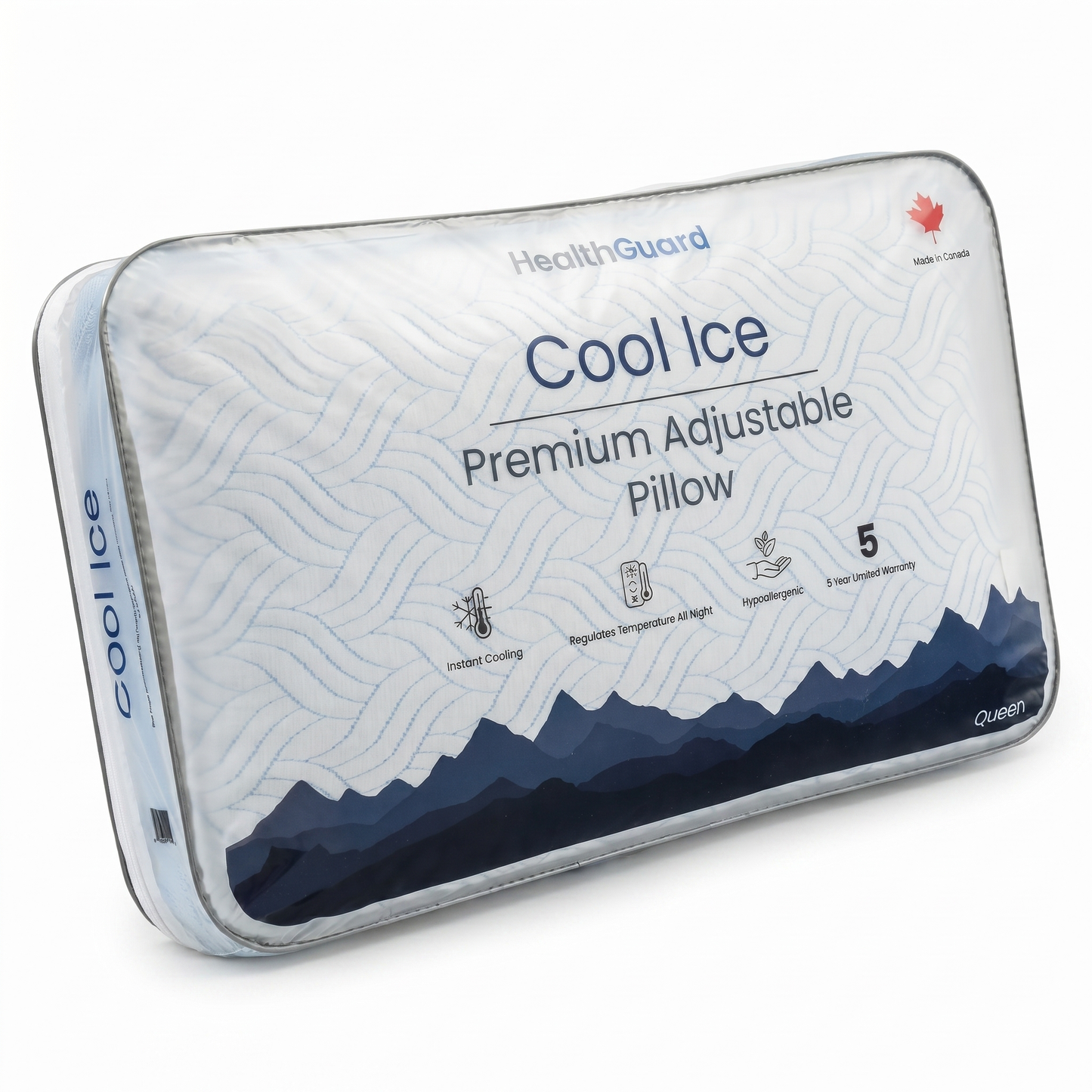Cool Ice Pillow | Cooling Gel Memory Foam | Hot Sleepers