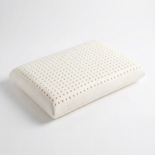 Natural latex pillow with cooling pin-core ventilation - Mattress Miracle Brantford