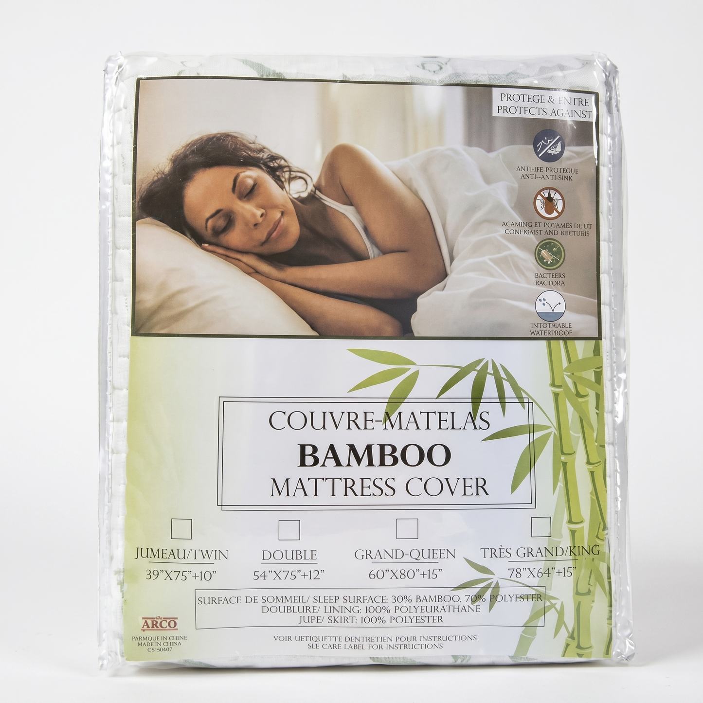 SuiteHome Bamboo Mattress Protector