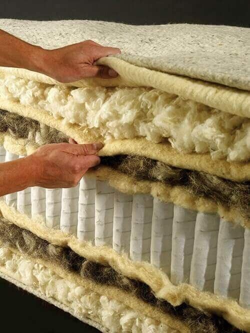 Two-sided flippable construction of a Hypnos mattress - Mattress Miracle Brantford