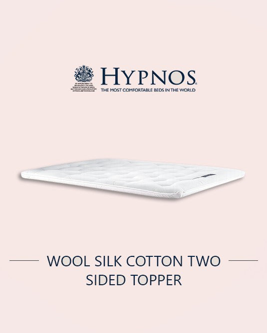Hypnos wool, silk and cotton two-sided mattress topper - Mattress Miracle Brantford