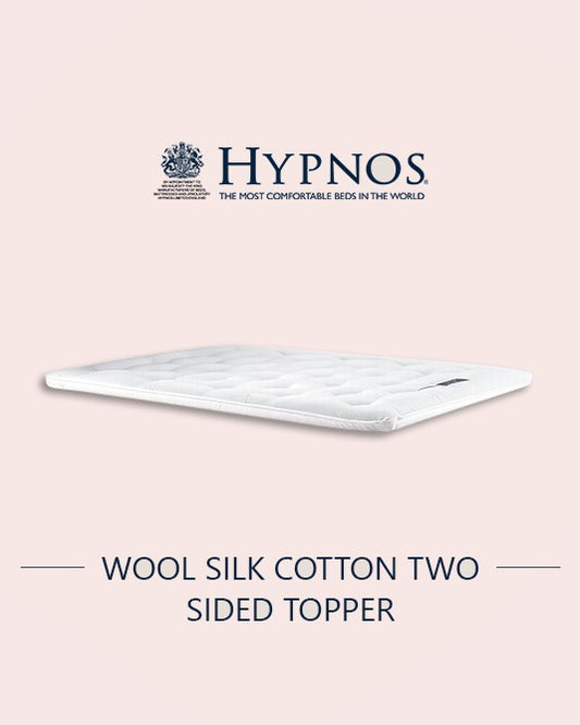 Hypnos wool, silk and cotton two-sided mattress topper - Mattress Miracle Brantford