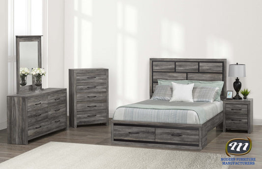 Lillooet Wood Storage Bedroom Set - Mattress Miracle