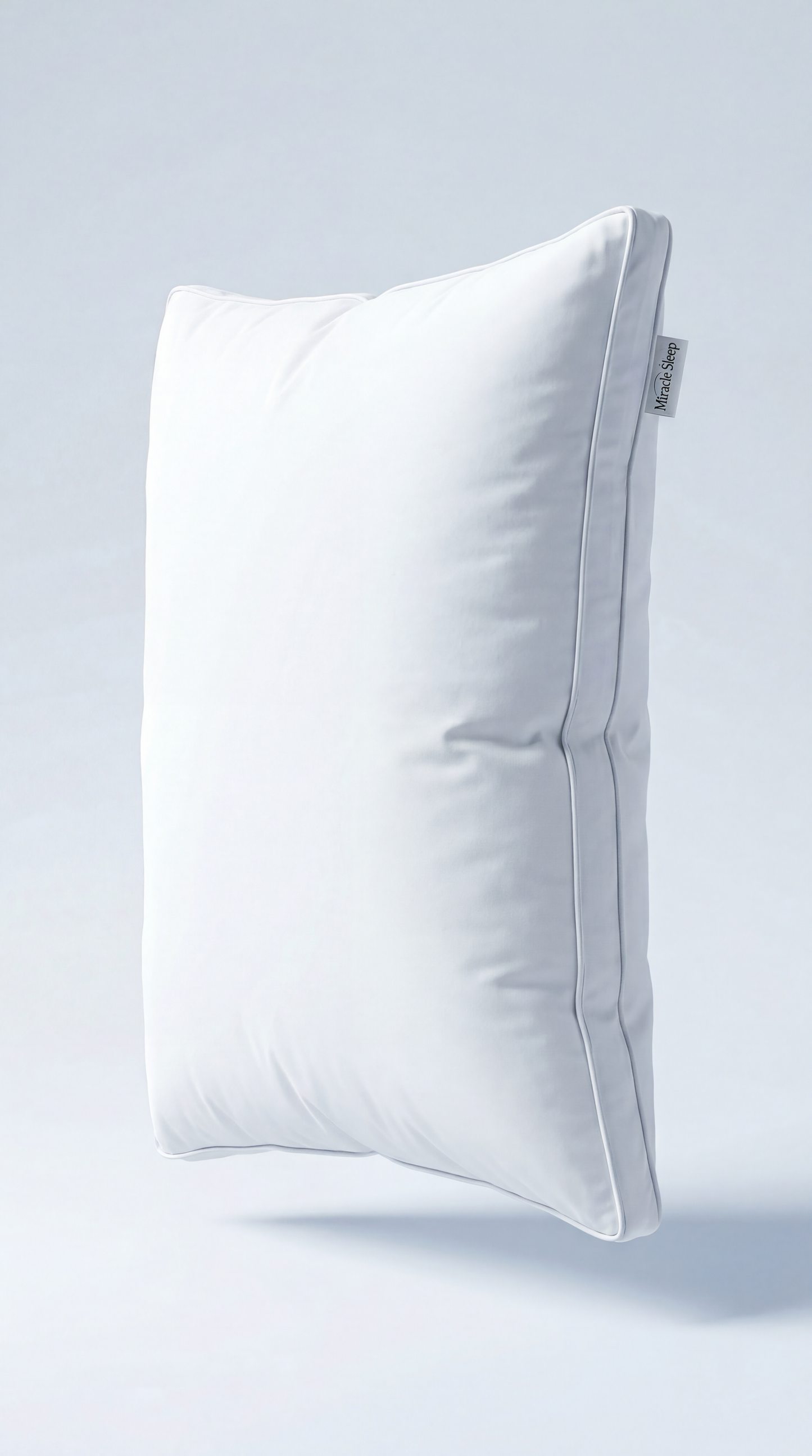 Miracle Sleep Pillow - 600 Fill Power White Goose Down, 19 oz Fill, 300TC Shell - Mattress Miracle Brantford