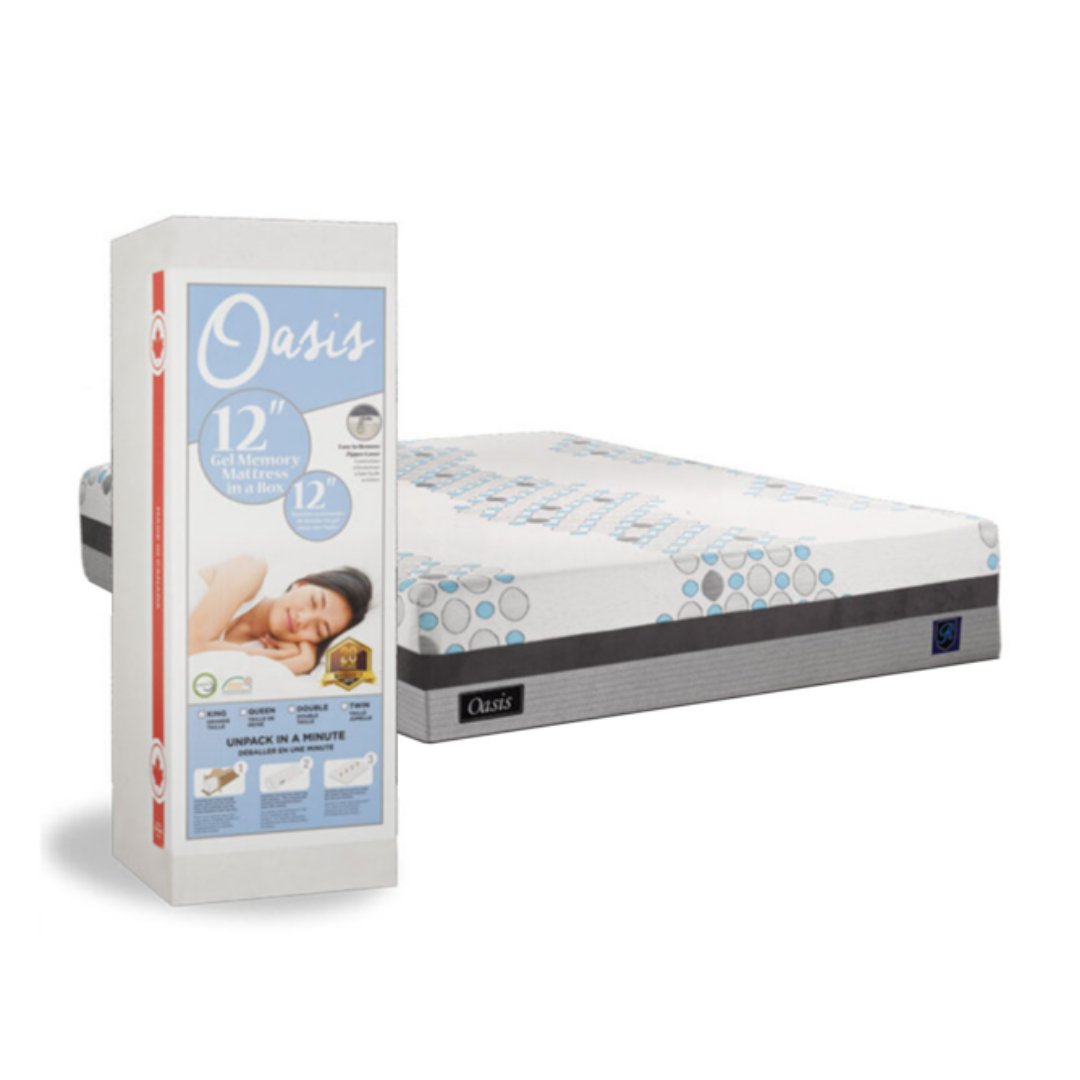 Oasis Mattress | Cool Gel Foam | High Density Core | Plush Fabric - Mattress Miracle