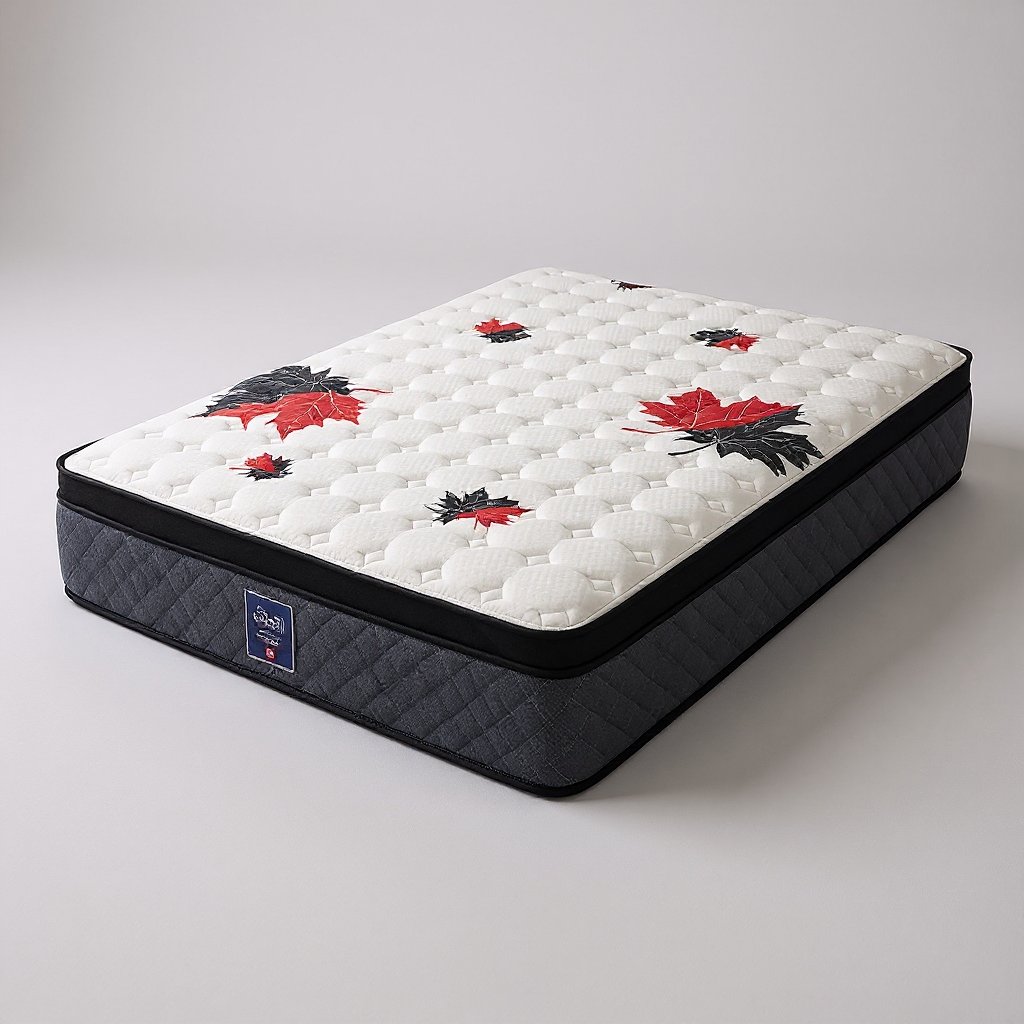 Orthopedic Spine Mattress | Firm Support Plush Top, side profile showing layer construction