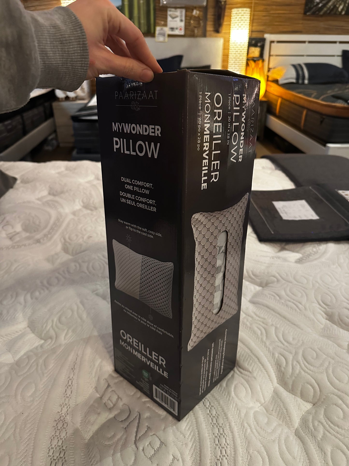 Paarizaat MyWonder Pillow Dual Comfort One Pillow - Mattress Miracle Brantford