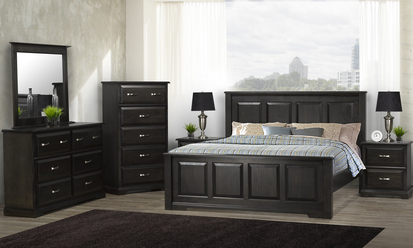 Lakewood Style 3800 Bedroom Set — Solid Maple - Studio View