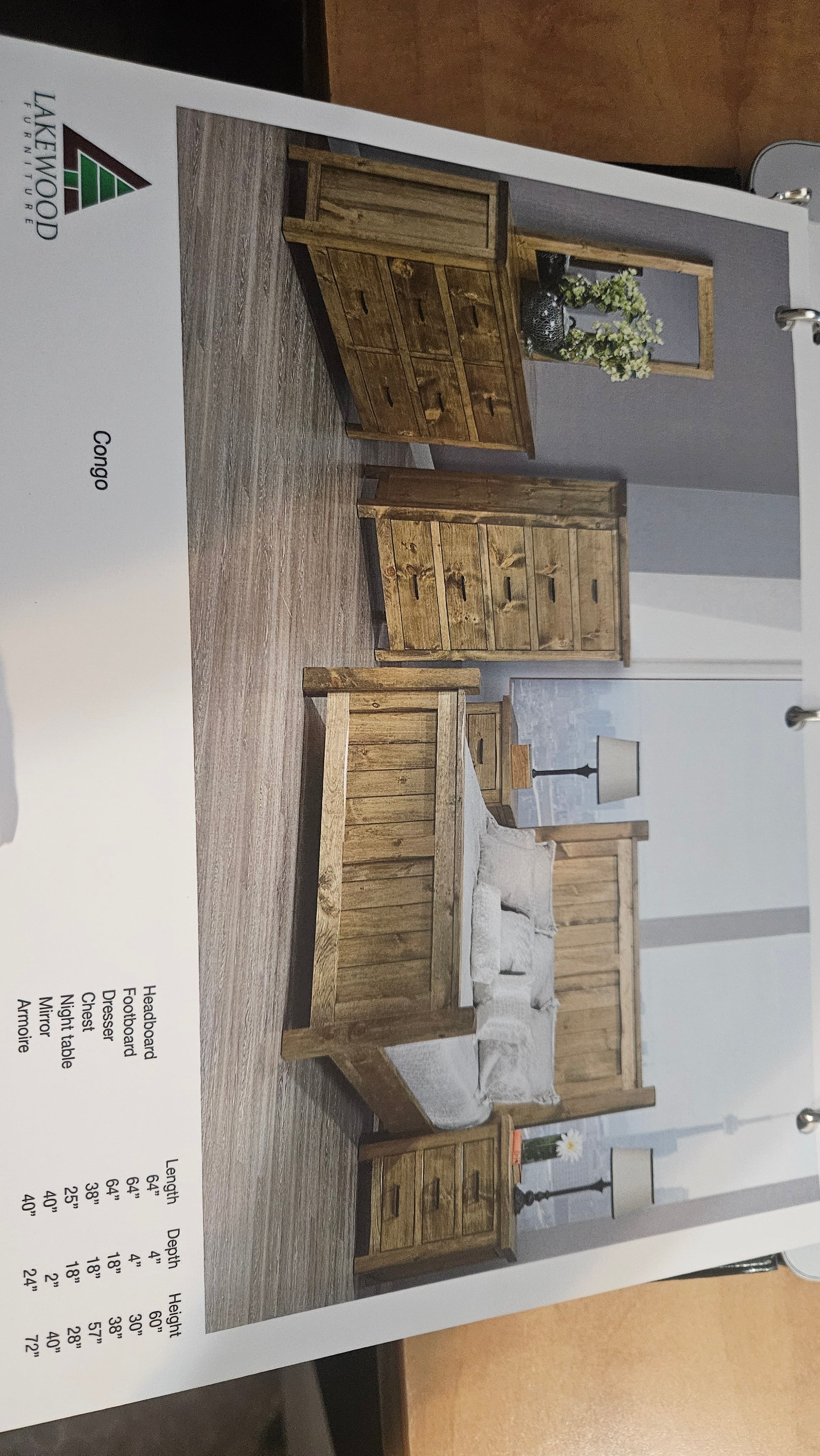 Lakewood Congo Bedroom Set — Rustic Reclaimed Wood