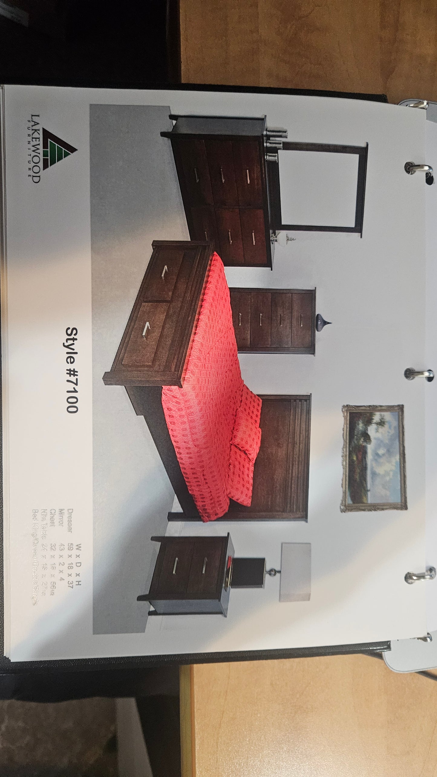 Lakewood Style 7100 Bedroom Set