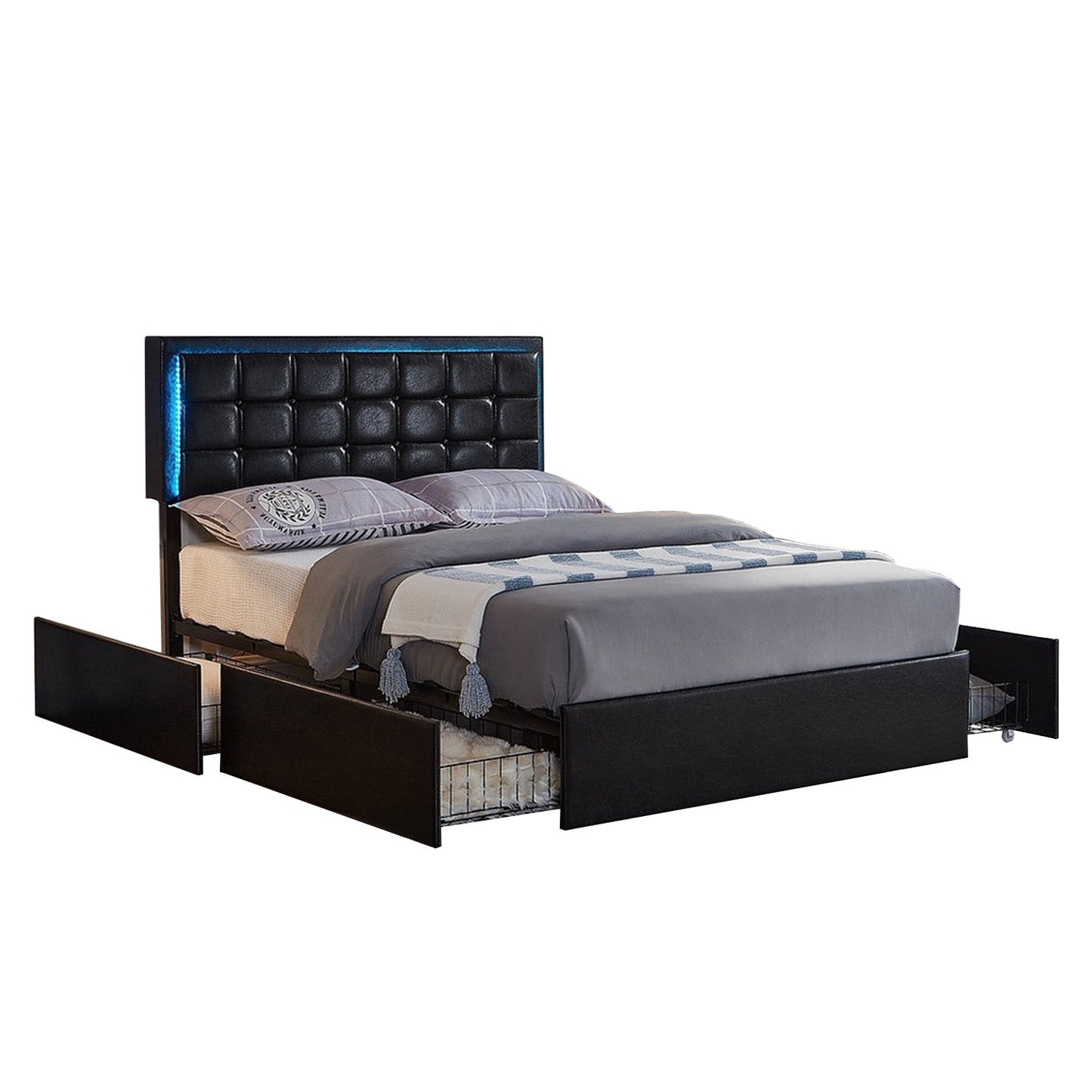 Queen Bed Frame With Storage Underneath - Mattress Miracle