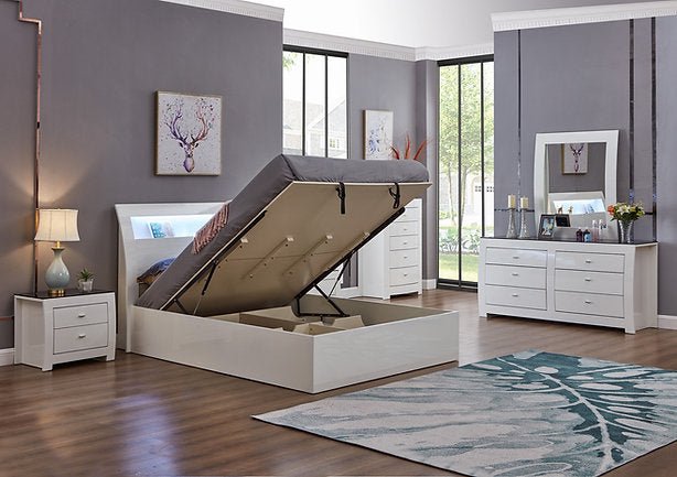 Queen Hydraulic Lift Storage Bedroom Set - Mattress Miracle