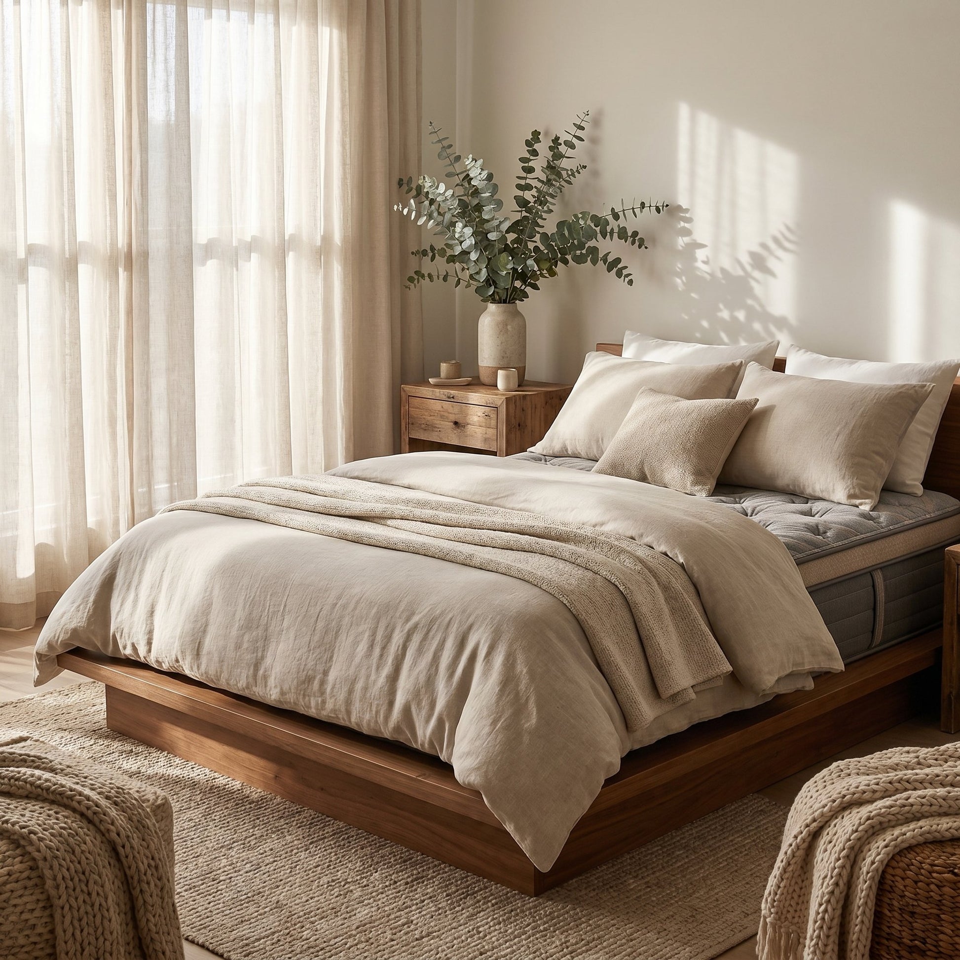 Reflections Mattress | Revive Collection | Restonic styled in a Canadian master bedroom