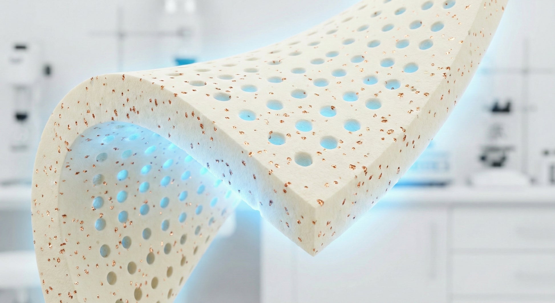 Talalay copper latex comfort layer in Restonic St. Charles - Mattress Miracle Brantford