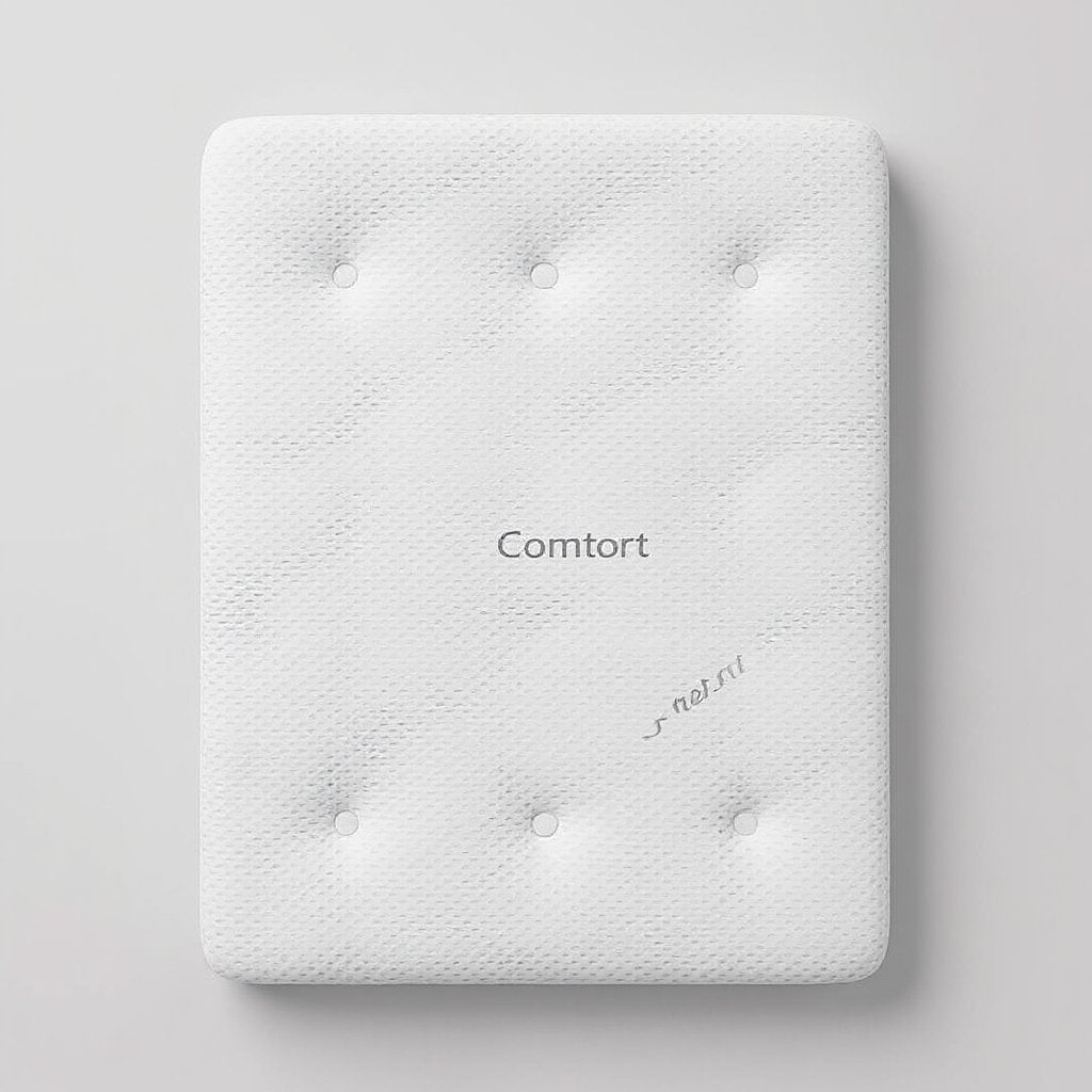 Healthy Beds Rx 3 Mattress | Tri-Zone Support, top-down view of the quilted pillowtop