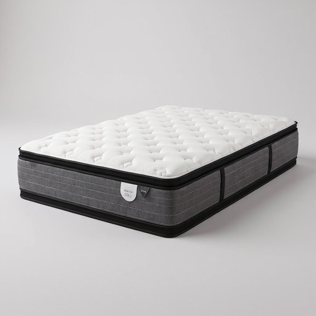 Silk & Wool Flippable Mattress | Restonic Luxury, side profile showing layer construction