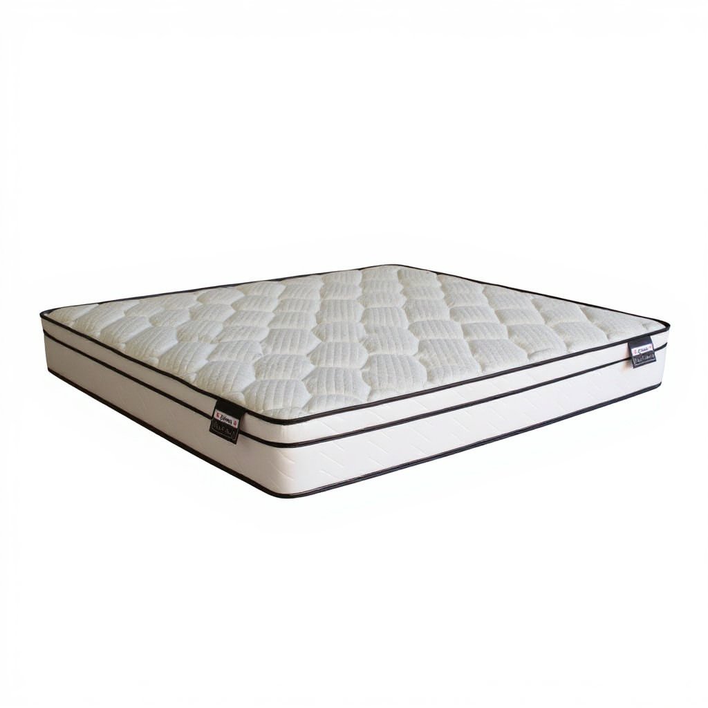 Embassy Euro Top Mattress - Medium Soft Bio Foam, side profile showing layer construction