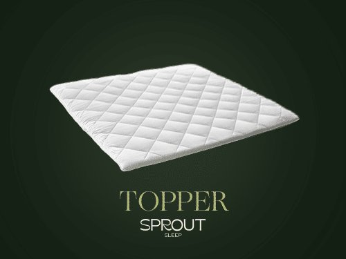 Sprout 2 inch natural latex pillow topper - Mattress Miracle Brantford