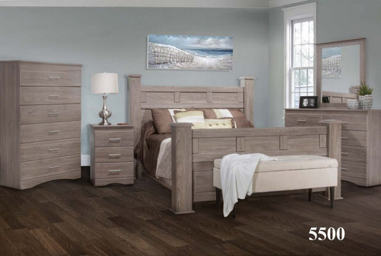 St. Jacobs Canella Wood Panel Bedroom Set - Mattress Miracle