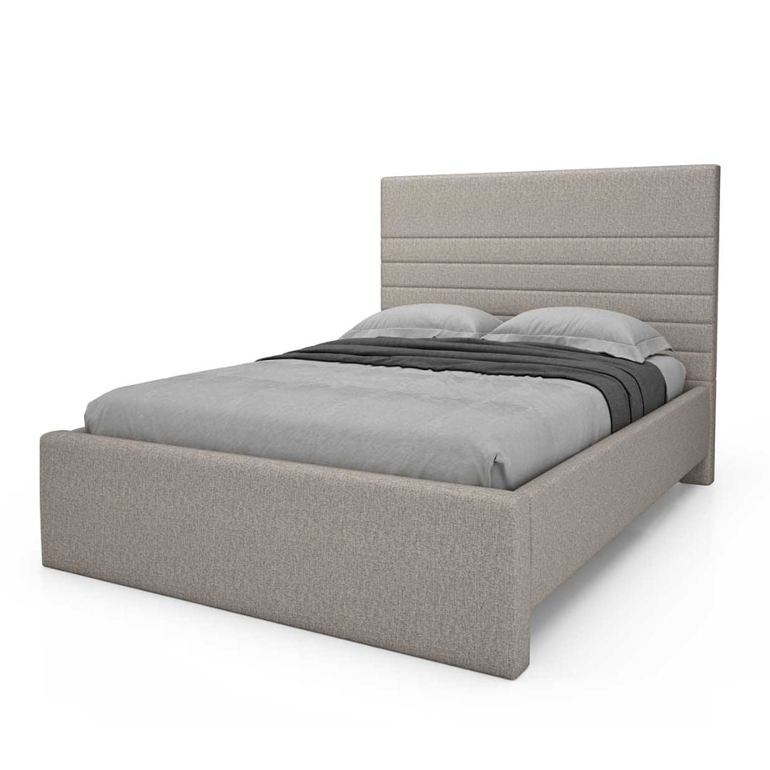 Sunset Upholstered Bed Frame (Absolute Footboard) - Mattress Miracle