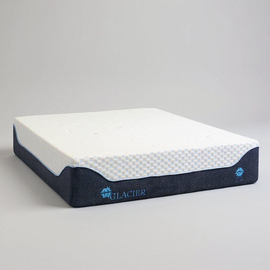 Twin XL Mattress - Glacier Peyto, front catalog view