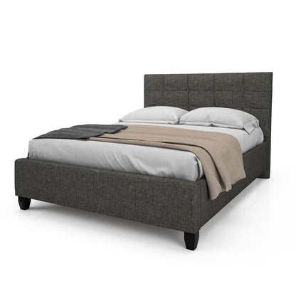 Upholstered King Bed Frame - Mattress Miracle