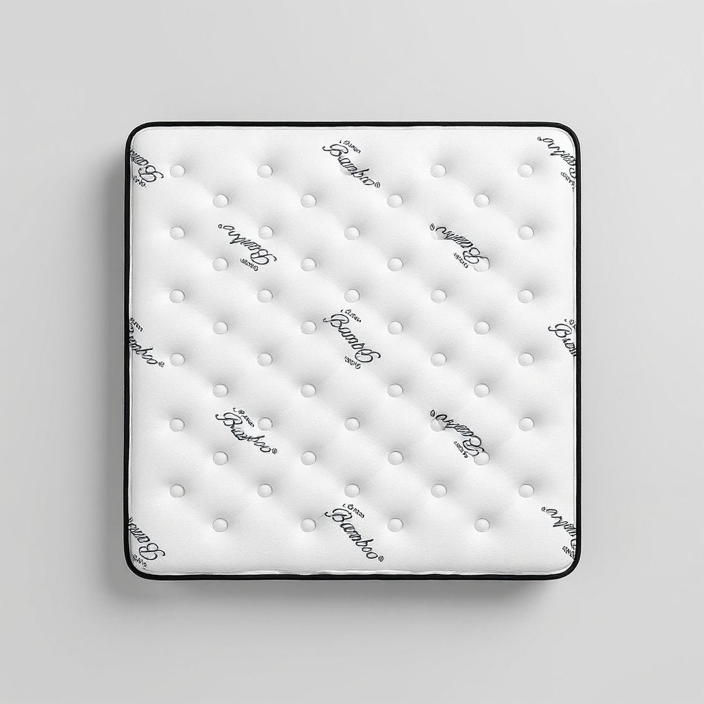 Velvet Rose Mattress | Plush Comfort by Sleep In, top-down view of the quilted pillowtop