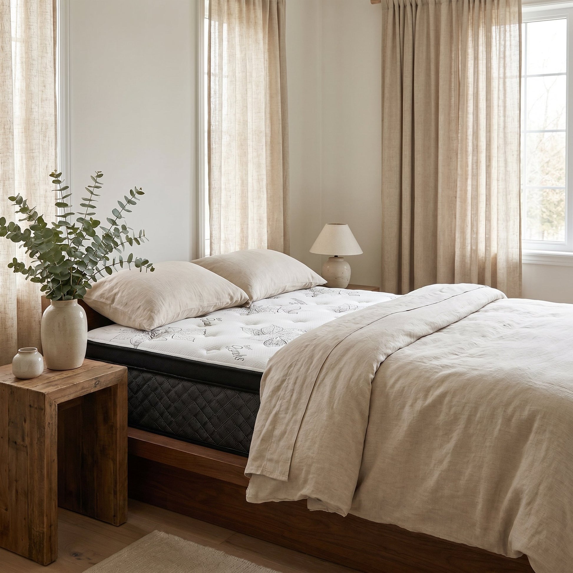 Victoria Mattress | Plush Soft Comfort styled in a Canadian master bedroom