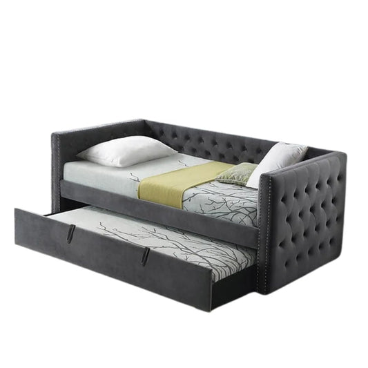 Vienna Velvet Trundle Bed - Mattress Miracle